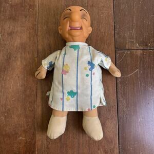 Mr. Magoo Cuddle Wit Vintage Doll Vinyl Head Plush Body‎ Night gown outfit